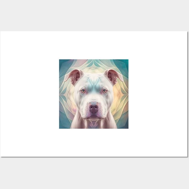 A Fractal Design of A Pit Bull Wall Art by daniel4510